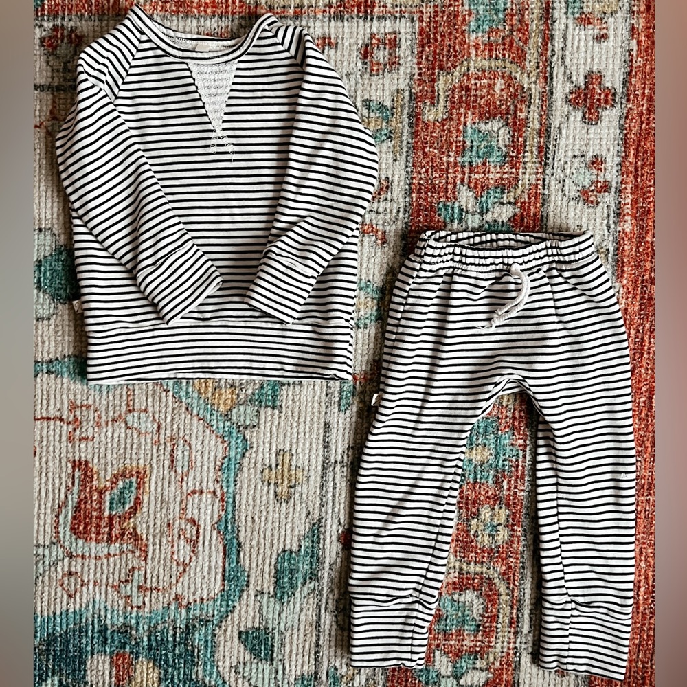 Childhoods Clothing Pullover Crew and Gusset Pant Set